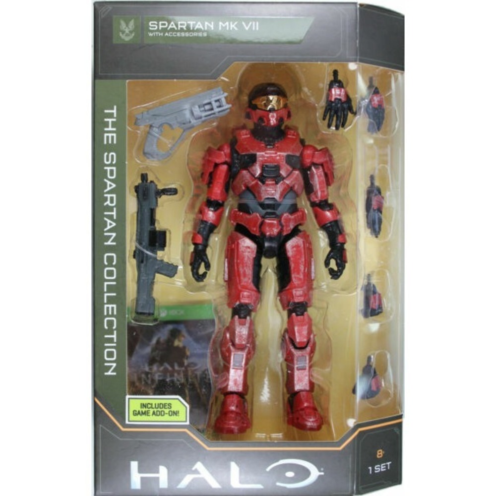 HALO Infinite SPARTAN COLLECTION SPARTAN MK‎ VII W/ACCESSORIES AND GAME ADD-ON